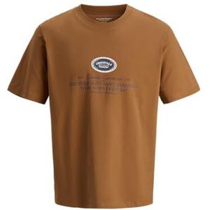JACK & JONES Heren Jorgreene Branding Tee Ss Cn Ch, Arganolie, XL, Arganolie, XL