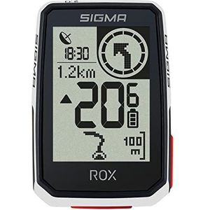 SIGMA ROX 2.0 White Top Mount Set | Fietscomputer draadloze GPS en navigatie incl. OVERCLAMP BUTLER | Outdoor GPS-navigatie voor puur rijplezier