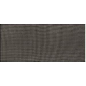 andiamo Tilos PVC loper tapijt geschikt voor binnen en buiten met metallic effecten en antislip onderkant 90 x 250 cm zwart-metallic