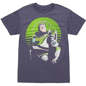 Disney Young Men's Sight On Stars T-Shirt, Navy Blue Heather, 3X-Large