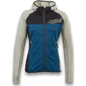 ANDE Qualido Full Zip Fleece voor dames, middelzwaar en ademend voor outdoor-activiteiten
