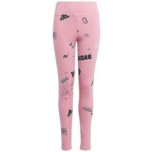 adidas Meisjes Jg Bluv Q3 Tigh Tights, Rosgoz/zwart, 13 jaar, Rosgoz/Zwart, 13 Jaren