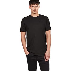 G-STAR RAW Korpaz Graphic T-shirt voor heren, zwart (Dk Black 6484), XXS