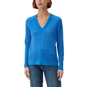 Gebreide Trui - Effen - Viscose - Lange Mouwen - Losse Pasvorm