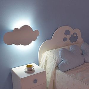 Bainba Wandlamp in wolkvorm 48 x 26 cm wit