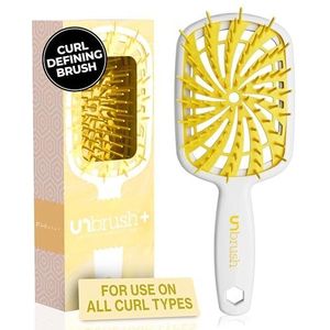 UNbrush - Detangling Hair Brush Plus - Wit - Haarborstel