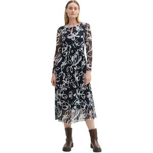 TOM TAILOR Damesjurk, 36554 - Painterly Floral Design, 36
