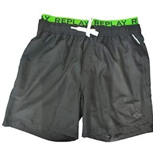 Replay Heren LM1124 Boardshorts, 098 Zwart, XXL, 098 Black, XXL