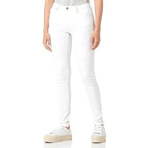 ONLY Onlshape REG Skinny Dest REA940 Jeans, Ecru, 28/32