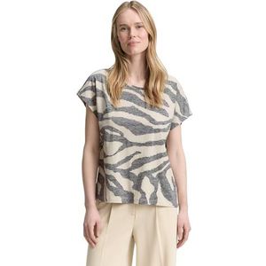 Tom Tailor - 38146 - T-shirt - Beige Zebra