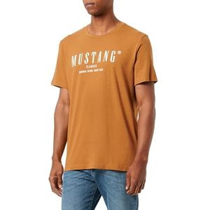 MUSTANG heren Stijl Alex C Print T-Shirt Rubber 3161