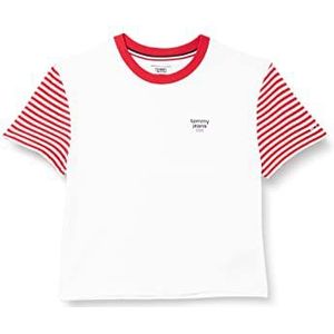 Tommy Jeans Dames Tjw gestreept Sleeve Tee Sport Pullover