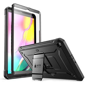 SUPCASE Hoes voor Samsung Tab A 10.1 2019 Case met Screenprotector [Unicorn Beetle Pro] Beschermhoes met Standaard voor Galaxy Tab A 10.1"" 2019, Zwart