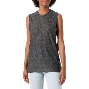 Pinko Tara T-shirt Jersey linnen met vlam, Z99_Zwart Sedan, XL