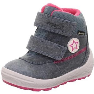 Superfit Groovy 2.0 Warm gevoerde Gore-Tex, sneeuwlaarzen, blauw/roze 8000, 23 EU breed, Blauw Roze 8000, 23 EU