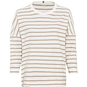 camel active Dames T-shirt van biologisch katoen, beige, XS