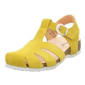 Think! dames JULIA chromfrei gegerbte nachhaltige Sandale, SUNFLOWER 6000