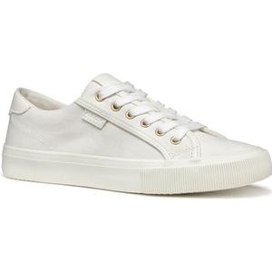 Geox - Emmeleny - Sneakers - Lichtgrijs - Stof en Synthetisch