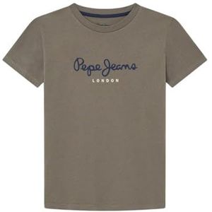 Pepe Jeans Nieuw Art Nn T-shirt voor jongens, Groen (Leaf Green), 4 jaar