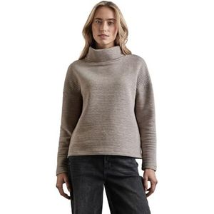 Street One Ottoman shirt voor dames, Breezy Beige Mel., 34