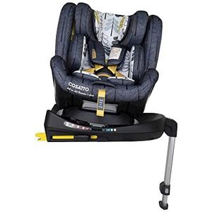 Cosatto All in All Rotate i-Size 360° Spin Autostoel - 360° Draaibaar, Groep 0+123, 0-36 kg, 0-12 jaar, ISOFIX, ERF, Anti-Escape (Fika Forest)