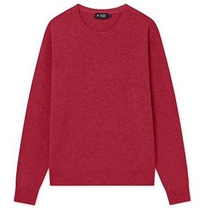 Hackett pullover lamswol navy pullover Lamswol donkerblauw - heren - kleding - slim fit, rood (Cherry 257), XXL