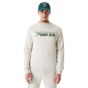 New Era Uniseks Milwaukee Bucks sweatshirt