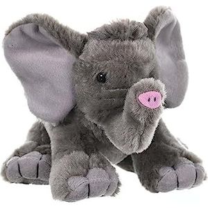 Wild Republic 10733 10831 Pluche Afrikaanse olifanten Baby Cuddlekins knuffeldier, pluche dier, 20 cm