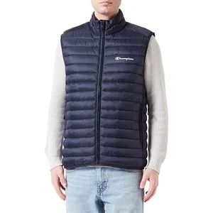 Champion Legacy Outdoor Spring Summer WR Light Nylon High Neck vest, marineblauw, L Heren SS24, Navy Blauw, L