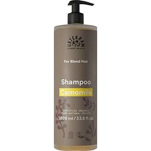 Urtekram Shampoo - Kamille - Blonde haar - 1000 ml, Vegan, Biologisch, Hydraterend, Natuurlijk
