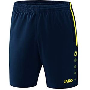 JAKO, Training & Fitness - Kinderen Shorts, Competition 2.0, marine/neongeel, 152, 6218