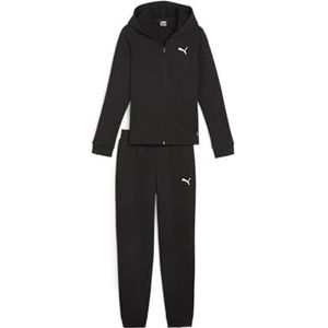 PUMA Hooded Sweat Suit TR cl G trainingspak, meisjes, zwart