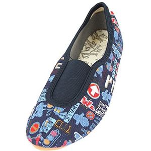 Beck Verkeer Gymnastiek Schoenen, Blauw (Dunkelblau 5), Medium UK Kind