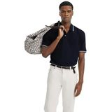 Poloshirt - Effen - Katoen - Kwartmouw - Normale Pasvorm