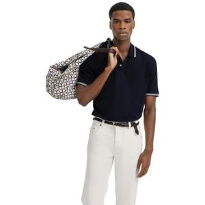 Poloshirt - Effen - Katoen - Kwartmouw - Normale Pasvorm