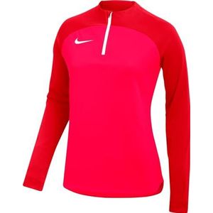 Nike Dames Top Met Lange Mouwen W Nk Df Acdpr Dril Top K, Heldere Crimson/University Rood/Wit, DH9246-635, S