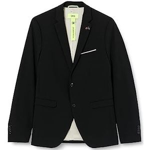 Cinque - CIMONOPOLI - Colbert - Zwart - Slim Fit - 2-knoopsmodel