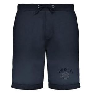 AMERICAN COLLEGE USA Bermuda shorts voor dames en heren, uniseks, Marineblauw, L