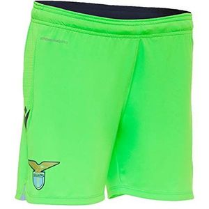 Macron SSL M20 short wedstrijd Jr, Short Away SS Lazio 2020/21, kinderen, neongroen, JM