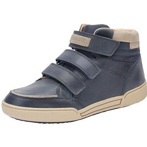 Geox J Poseido Boy B Sneaker, marineblauw/grijs, 27 EU, Navy Grey, 27 EU