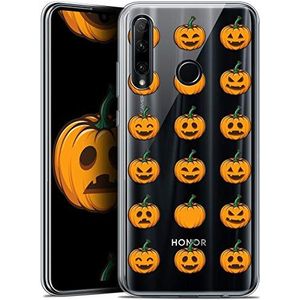 Beschermhoes voor Huawei Honor 20 Lite, ultradun, Halloween Smiley pompoen