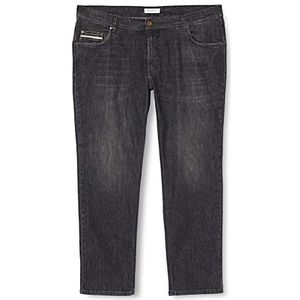 bugatti Heren Jeans Denim Modern Fit Five-Pocket Katoen Stretch, grijs, 32W x 36L