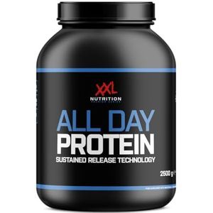 XXL Nutrition - All Day Protein - Eiwitpoeder, ProteÃ¯ne poeder, Eiwitshake, Proteine Shake, Whey Protein - Vanille - 2500 gram