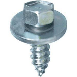 Plaatschroeven zeskantkop met sluitring, 5,5 mm x 16 mm, DIN 7976, 35 stuks