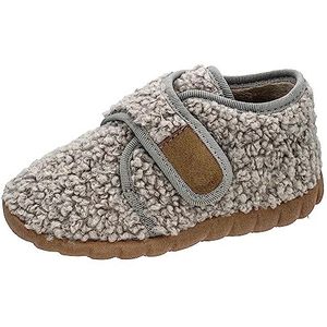 Fischer - Flexi Pantoffels - Grijs - PVC Buiten- en Binnenzool - Klittenbandsluiting