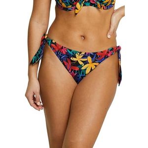 Sans Complexe Island Dream Badpak, slipje met lage taille voor dames, Zwarte bloemen, 40/42 NL