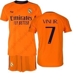 Real Madrid - Vinicius Junior - Voetbaltenue - Oranje - Hoogwaardige Materialen