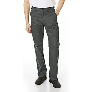 Lee Cooper Heren 205 vracht multipocket vrachtwerk en werkkleding broek, grijs, 101 cm taille grote pijpen