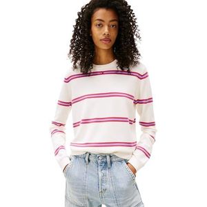 Tommy Jeans - Essential - Trui - Navy - Geribbelde Kraag - Lange Mouw