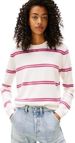 Tommy Jeans - Essential - Trui - Navy - Geribbelde Kraag - Lange Mouw